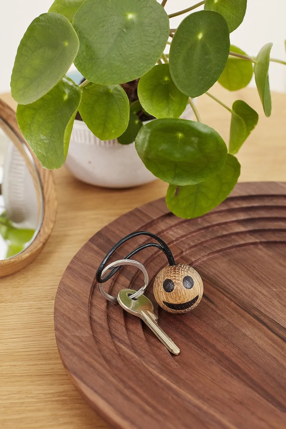 Dame Spring Copenhagen Nøgleringe>Smiley, nøglering