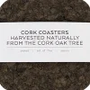 Smoked Cork Firkantet Glasbrik Sæt-LIGA Best