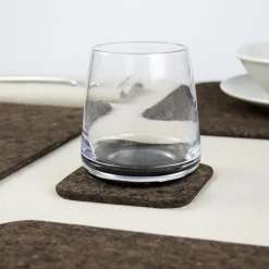 Smoked Cork Firkantet Glasbrik Sæt-LIGA Best