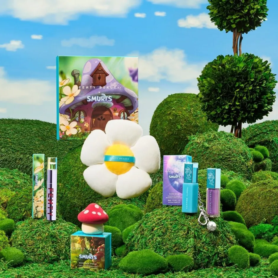 Best Smurfette Smooches - Uundværlig duo til læberne + nøglering Makeup Gaveæsker