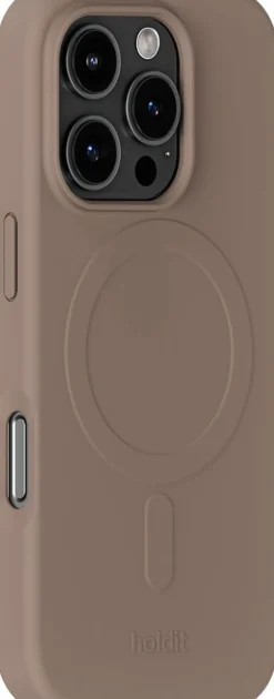 Hot Soft Magsafe Case iPhone 16 Pro Max Mocha Brown Dame Tech Covers