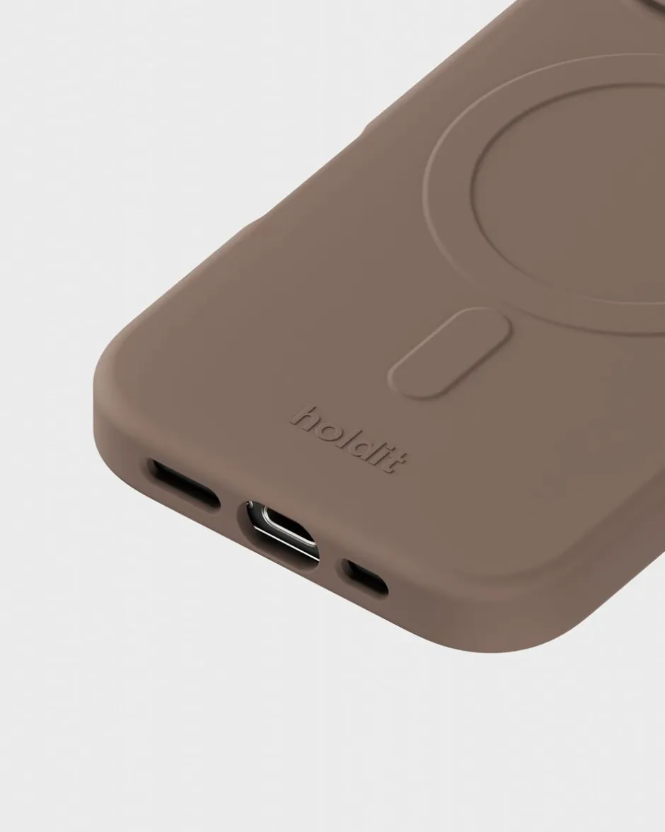 Soft Magsafe Case iPhone 16 Pro Mocha Brown-HoldIt Discount