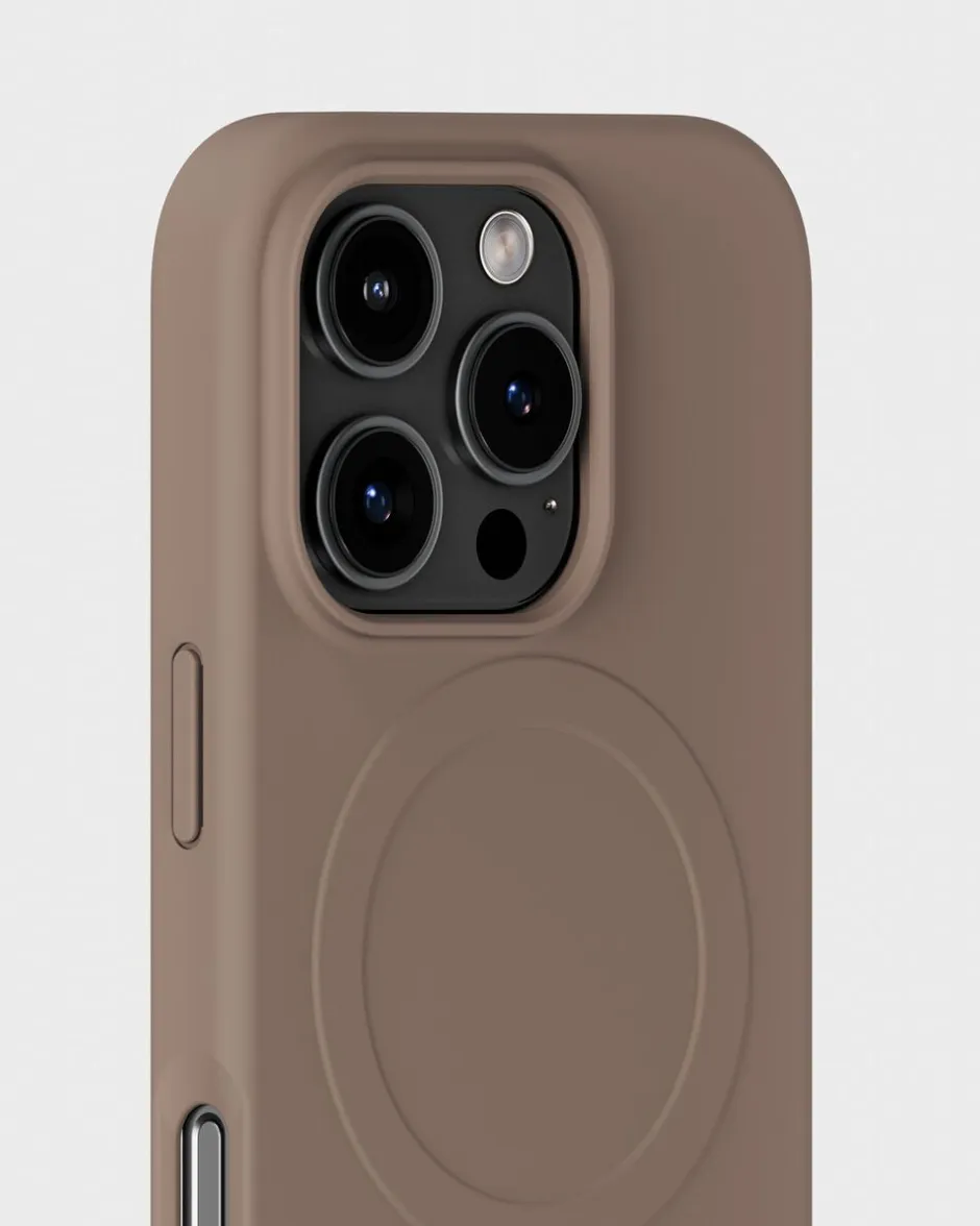 Soft Magsafe Case iPhone 16 Pro Mocha Brown-HoldIt Discount