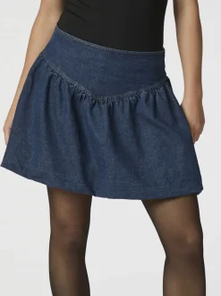 Online Solar Denim Balloon Skirt Dame Nederdele