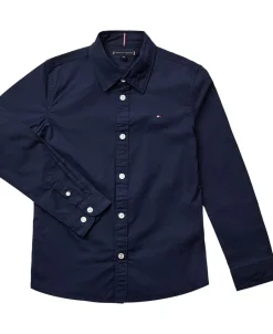 SOLID STRETCH POPLIN SHIRT L/S-Tommy Hilfiger Clearance