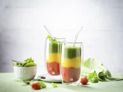 Sorrento Sugerør med knæk i glas, klar-Zwilling Online