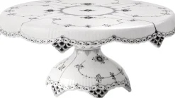 Sort Musselmalet Halvblonde Fad på fod 31 cm-Royal Copenhagen Outlet