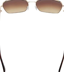 Outlet Square metallic frame sunglasses Dame Andet