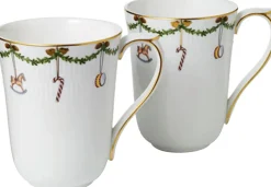 Clearance Star Fluted Cup 36cl 2PK Kopper & Krus|Julestel
