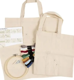 Start DIY Kit Broderi, Blomster-Creativ Company Clearance