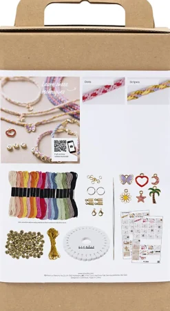 Børn Creativ Company Kreativitet>Start DIY Kit Kumihimo, Venskabsarmbånd