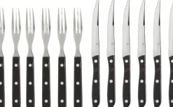 Online Steakbestik/grillbestik Old farmer classic 12 dele Træ/Stål Bestik