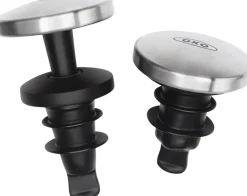 SteeL Selvlukkende Vinprop, x2-OXO Discount