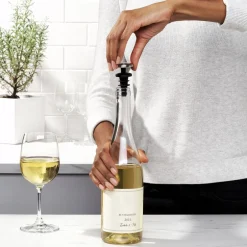 SteeL Selvlukkende Vinprop, x2-OXO Discount