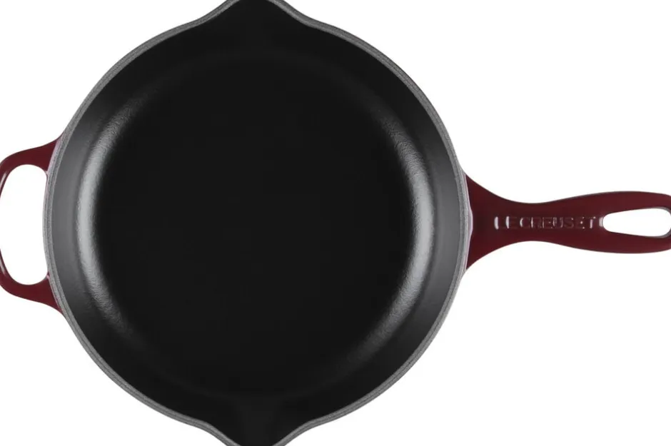 Le Creuset Gryder & Pander>Stegepande støbejern 23cm Garnet