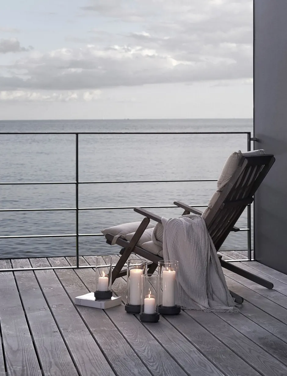 Stelton Lanterner>hurricane H 28,5 cm black