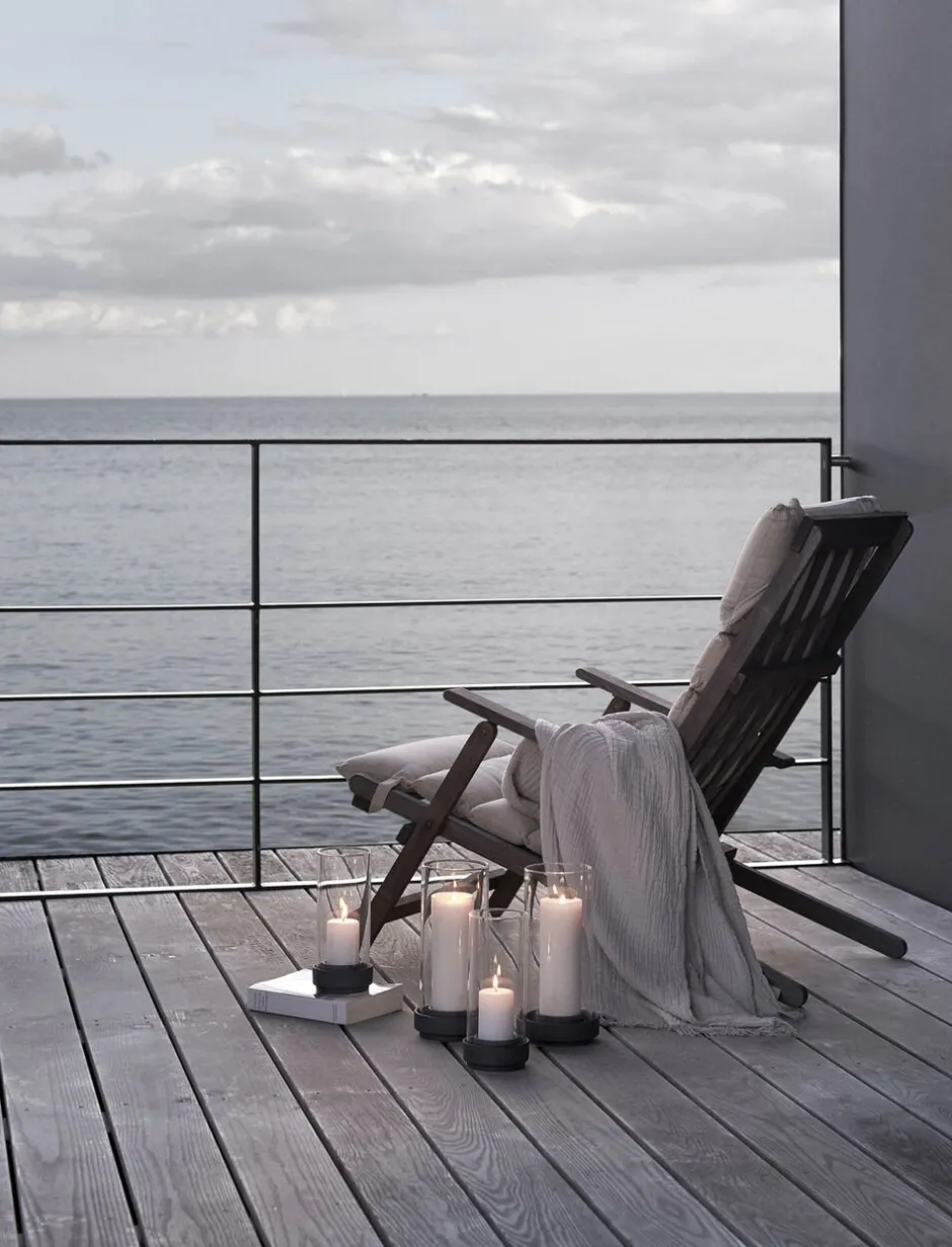 Stelton Lanterner>hurricane H 28,5 cm black