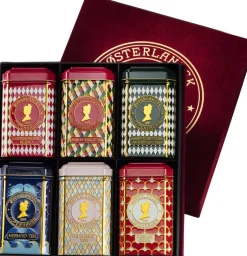 Østerlandsk Gaveæske, 6 dåser exclusiv velour - Denmark edition-Østerlandsk Tehus Best