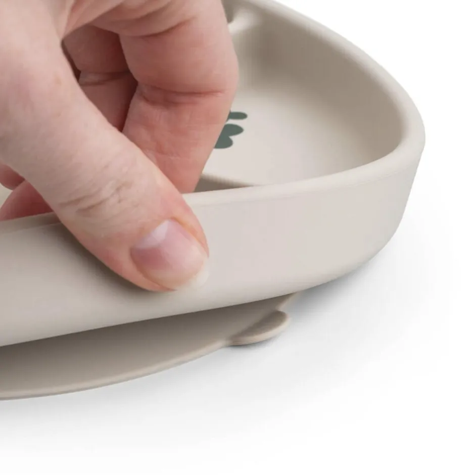 Discount Stick&Stay inddelt tallerken Tiny farm Børn Børneservice