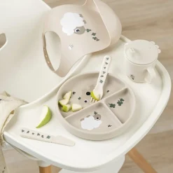 Discount Stick&Stay inddelt tallerken Tiny farm Børn Børneservice