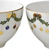Sale Stjerne Riflet Jul 30 cl. konfektskål 2 stk. Skåle & Fade|Julestel