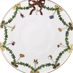 Best Stjerne Riflet Jul 32 cm. kagefad Skåle & Fade