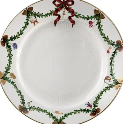 Clearance Stjerne Riflet Jul 27 cm. tallerken Julegaver|Tallerkener