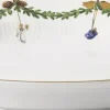 Stjerne Riflet Jul Fad ovalt 34 cm-Royal Copenhagen Outlet