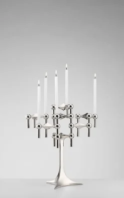 STOFF Nagel Lys & Lysestager>® Stand/opsats krom