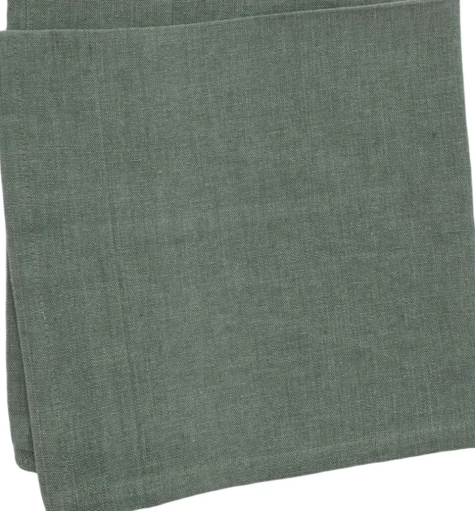 Stofserviet 45 x 45 cm Forest green 100% ny bomuld-Bastian Sale