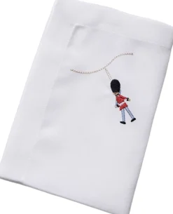 Stofserviet med Broderet Garder-Langkilde & Søn Best