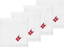 Södahl Tekstiler Til Borddækning>Stofservietter 40 x 40 cm Tillykke 4 stk.