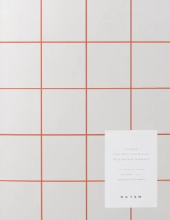 Notem Kontorartikler>Stor notesbog med syet ryg, lys grå