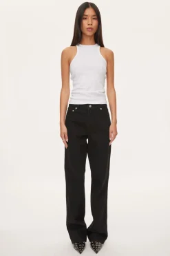 Straight Jeans-Oval Square