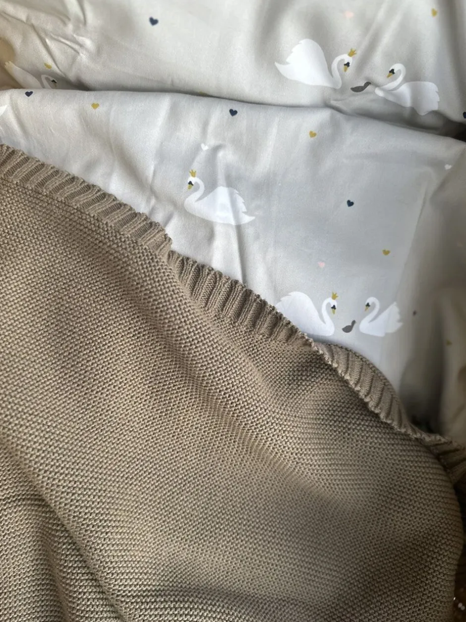 Hot Strikket babytæppe Børn Børneværelse