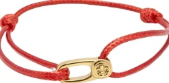 Nialaya Smykker>String Bracelet with Gold Hook