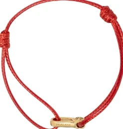 Nialaya Smykker>String Bracelet with Gold Hook