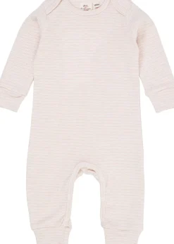 Hot STRIPED LONG SLEEVED ROMPER W. LAPNECK Børn Heldragter