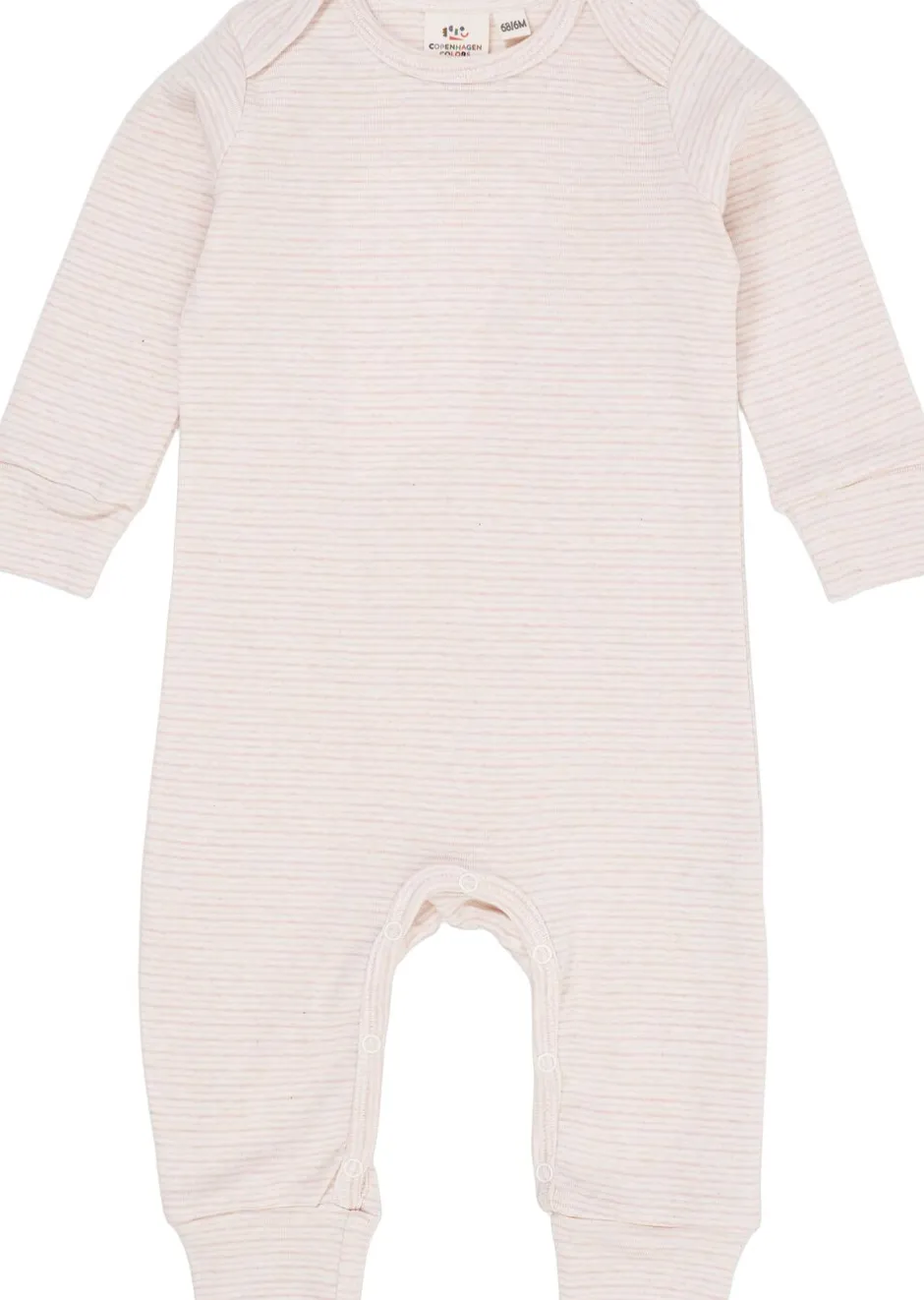 Hot STRIPED LONG SLEEVED ROMPER W. LAPNECK Børn Heldragter