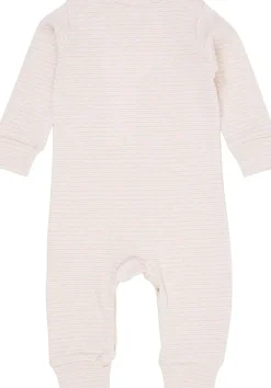 Hot STRIPED LONG SLEEVED ROMPER W. LAPNECK Børn Heldragter