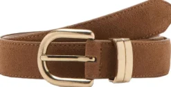 Dame MANGO Bælter>Suede leather belt