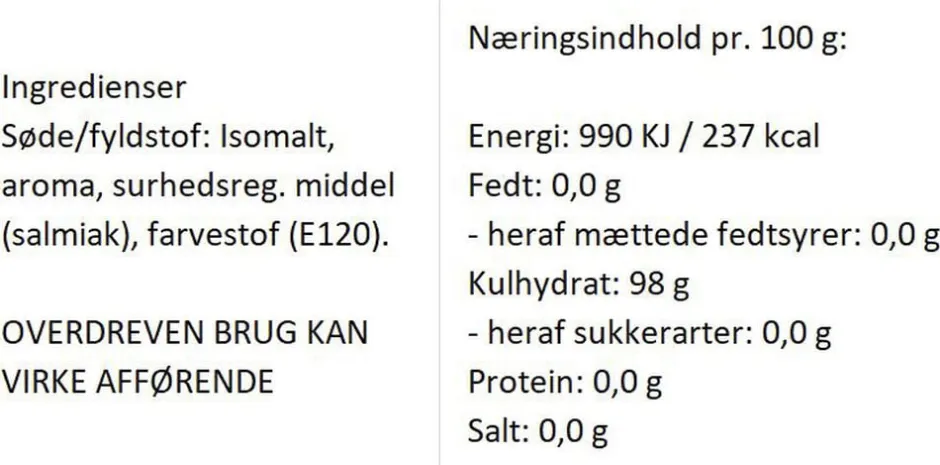 Discount Sukkerfri Flag bolcher med smag af anis Bolcher
