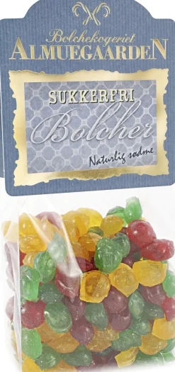 Almuegaarden Bolcher>Sukkerfri Frugtperle bolcher med smag af blandet frugt