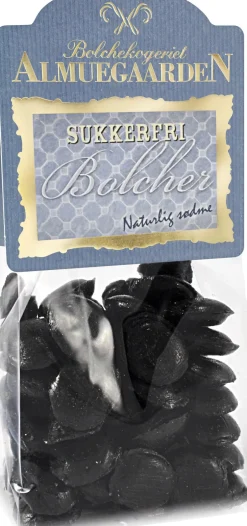 Sukkerfri Lakrids bolcher med smag af sød lakrids-Almuegaarden