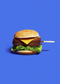 Super Mercat - Magnum burger-Poster & Frame