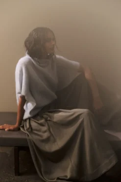 Superlight knit tunic top - Asna-Rabens Saloner Online