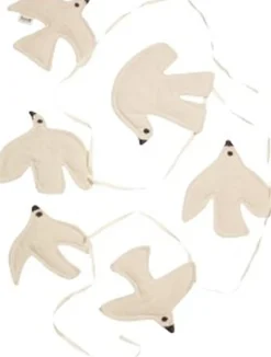 Swif Bird Garland - Undyed Børn Børneværelse
