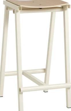 Outlet Taburete 8 Bar stool Low Eggshell p Møbler