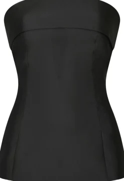 Online Taleen Dull Sateen top Dame T-Shirts & Toppe