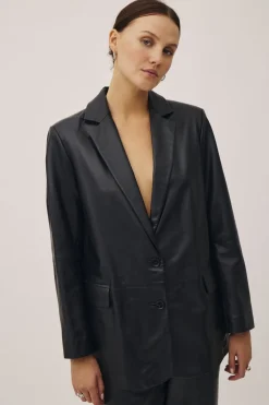 Tana 1 LWG - 100% Leather Blazer Dame Blazere & Veste